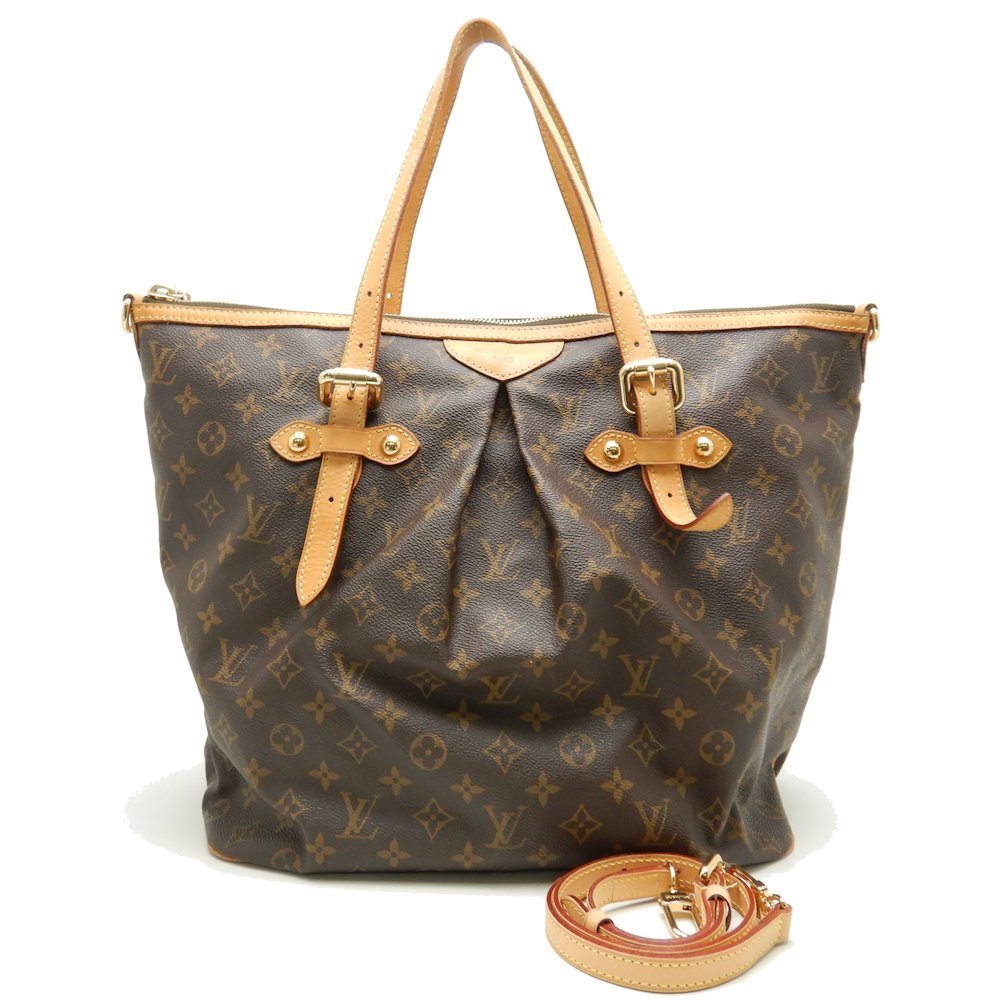 Louis Vuitton Monogram Palermo GM Brown 2WAY Tote Bag